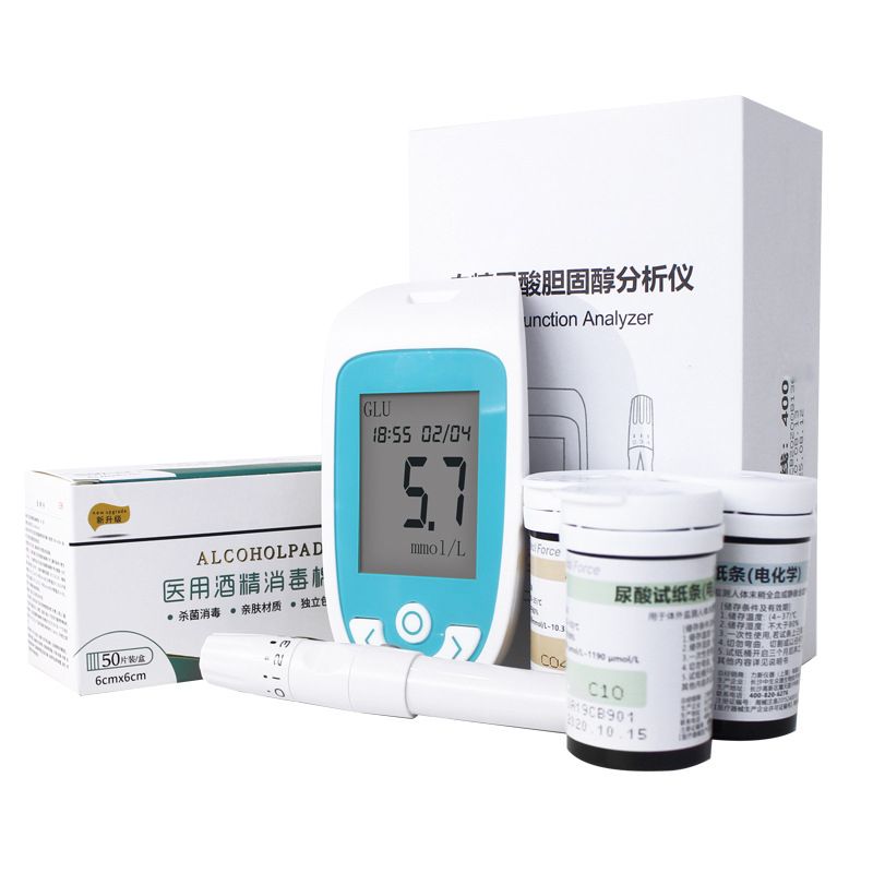 Multi-function monitor three-in-one cholesterol meter blood glucose meter