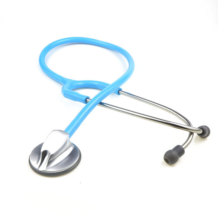 MEK-2055A  Yaguang silver shell stethoscope zinc alloy single head stethoscope