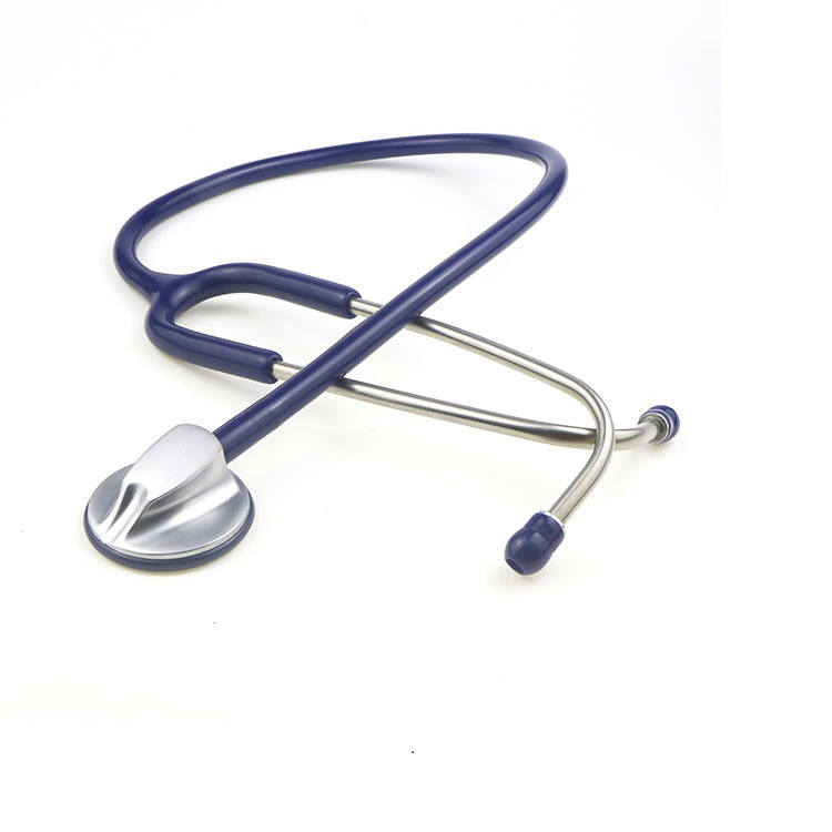 MEK-2055A  Yaguang silver shell stethoscope zinc alloy single head stethoscope