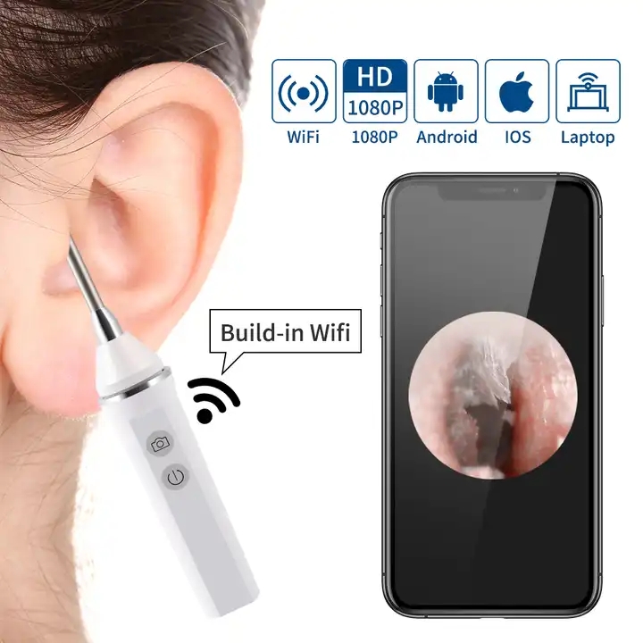 Professional ear cleaner visual HD Wifi ear endoscope MEK-VES3